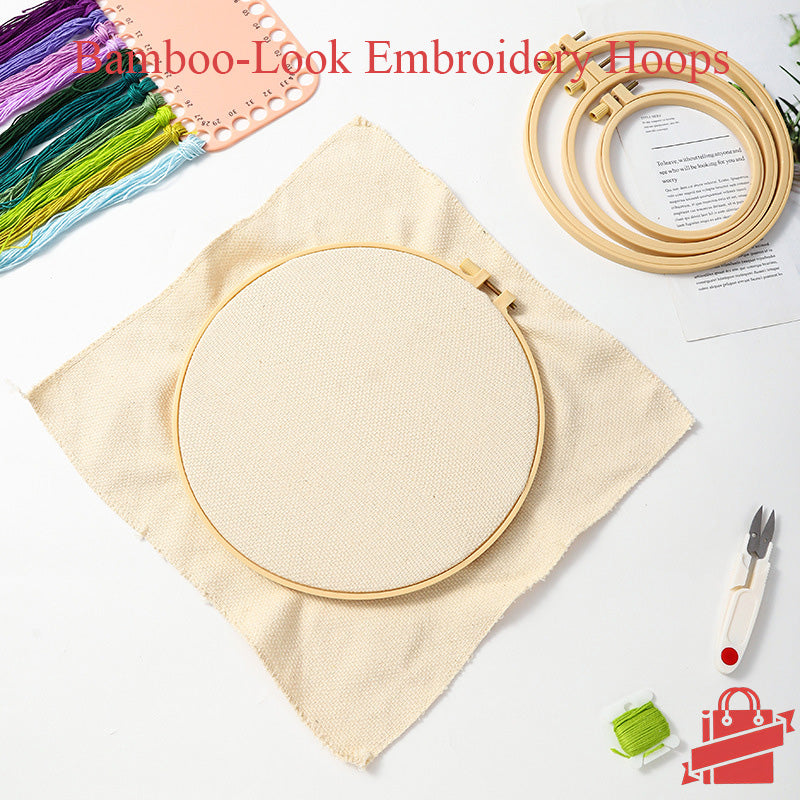 FunHandMade - Bamboo-Look Embroidery Hoops: Blend of Tradition and Modernity
