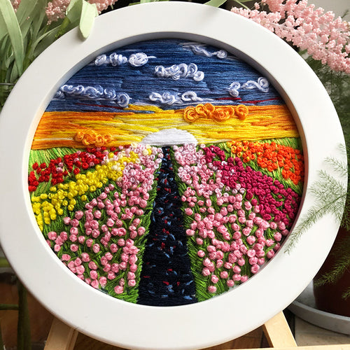 3D Embroidery DIY Handmade Material Package Novice Beginner