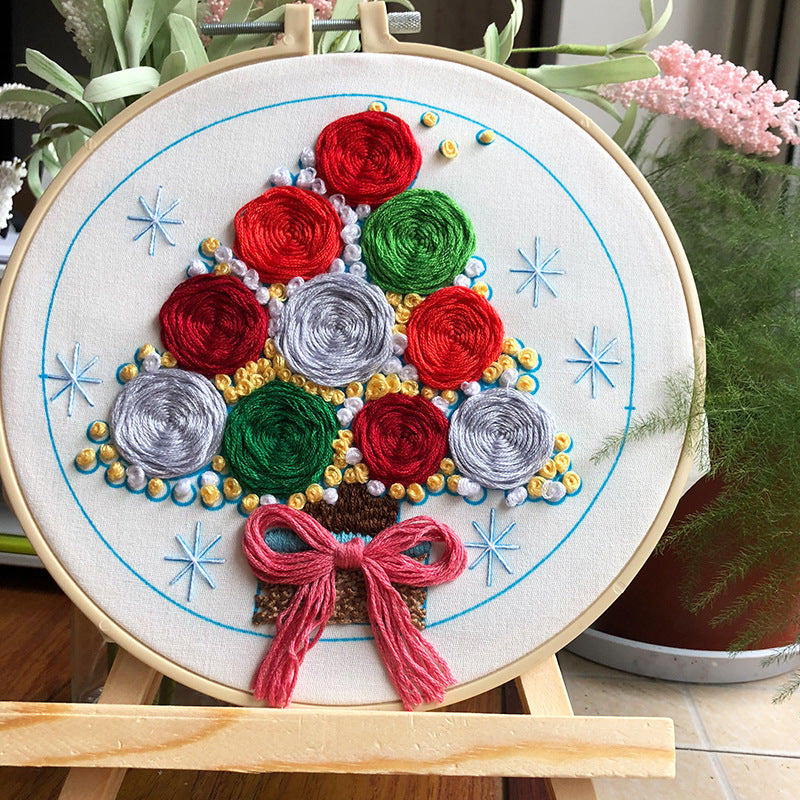 3D Embroidery DIY Handmade Material Package Novice Beginner
