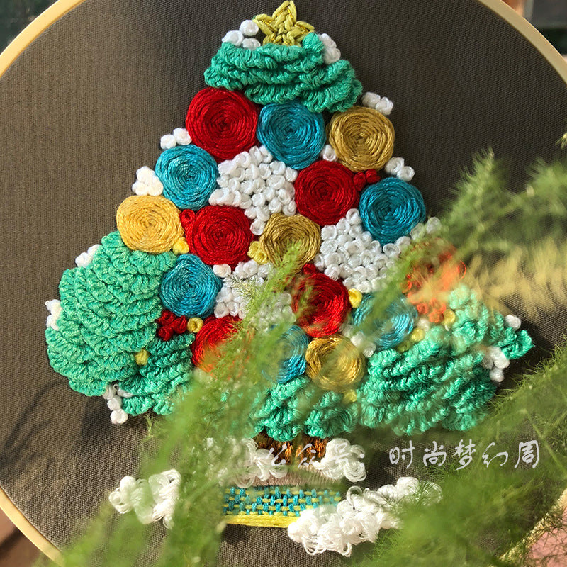3D Embroidery DIY Handmade Material Package Novice Beginner