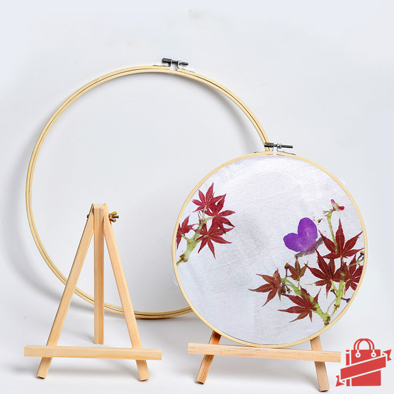 FunHandMade - Vintage Bamboo Embroidery Hoops: Perfect for Your Crafting Needs!