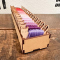 FunHandMade Wooden Floss Organizer Box: Tidy Threads with a Touch of Whimsy