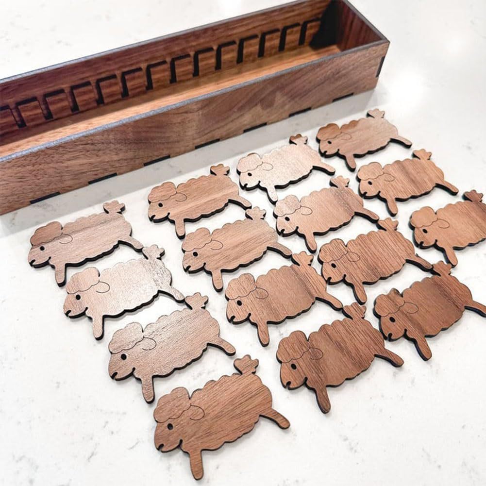 FunHandMade Wooden Floss Organizer Box: Tidy Threads with a Touch of Whimsy