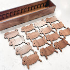 FunHandMade Wooden Floss Organizer Box: Tidy Threads with a Touch of Whimsy
