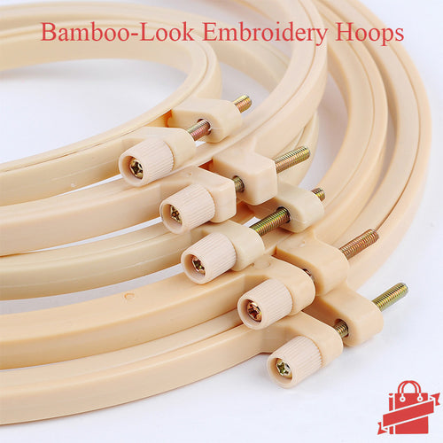 FunHandMade - Bamboo-Look Embroidery Hoops: Blend of Tradition and Modernity