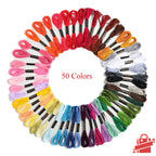 FunHandMade - Colorful Embroidery Floss Set: Add a Splash of Color to Your Creations