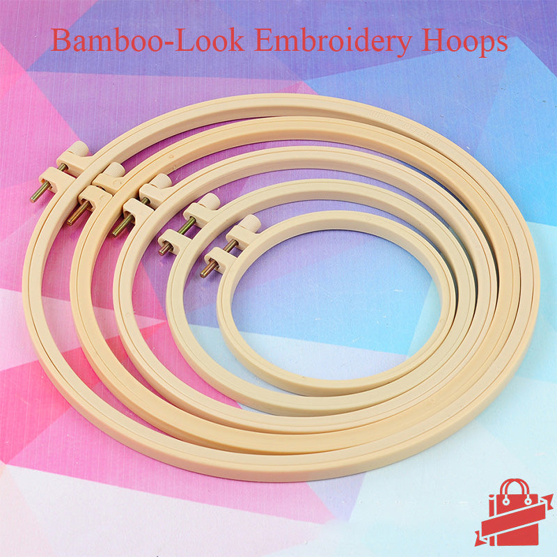 FunHandMade - Bamboo-Look Embroidery Hoops: Blend of Tradition and Modernity