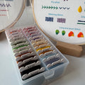 FunHandMade - Embroidery Thread Set: Vibrant Colors for Your Creative Projects