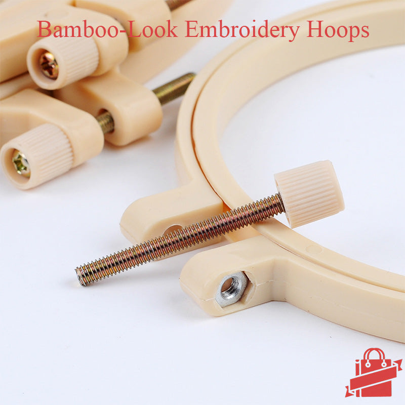 FunHandMade - Bamboo-Look Embroidery Hoops: Blend of Tradition and Modernity