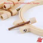 FunHandMade - Bamboo-Look Embroidery Hoops: Blend of Tradition and Modernity