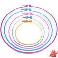 FunHandMade - EasyStitch Plastic Embroidery Hoop Set - 5 Sizes