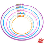 FunHandMade - EasyStitch Plastic Embroidery Hoop Set - 5 Sizes