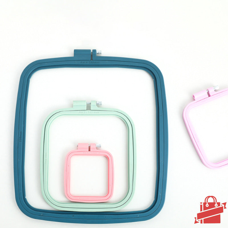 FunHandMade - ABS Square Embroidery Hoops: Perfect for Your Crafting Needs