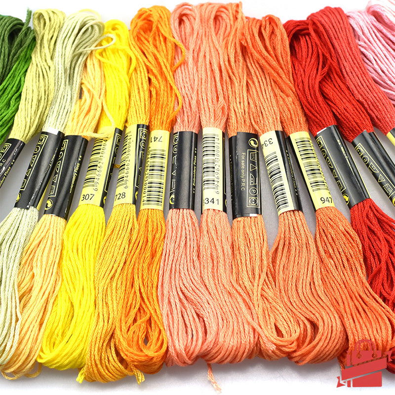 FunHandMade - Colorful Embroidery Floss Set: Add a Splash of Color to Your Creations