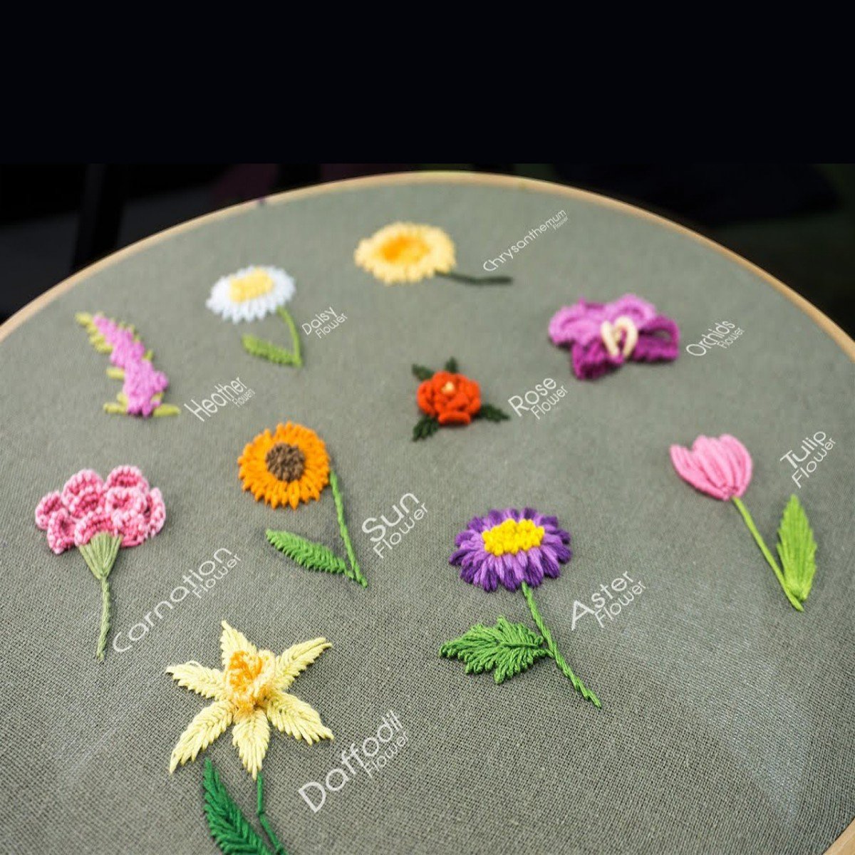 Butterfly  - Embroidery Hoop Kit for Beginners