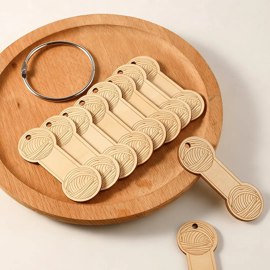 FunHandMade - Embroidery Floss Bobbins - 10-piece Thread Organizer | Perfect For Crafters