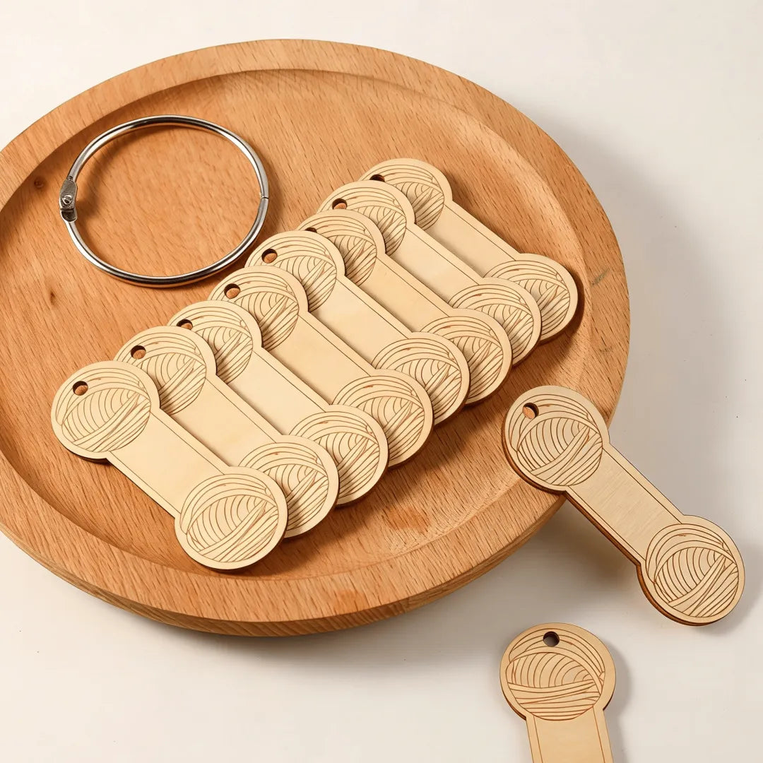 FunHandMade - Embroidery Floss Bobbins - 10-piece Thread Organizer | Perfect For Crafters