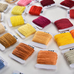 FunHandMade - Embroidery Thread Set: Vibrant Colors for Your Creative Projects