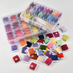FunHandMade - Embroidery Thread Set: Vibrant Colors for Your Creative Projects