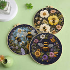 DIY Embroidery Kit Handmade Bee for Beginners Creative Needlework
